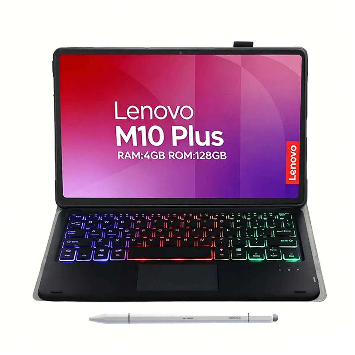 LENOVO - Tablet Lenovo Pad M10 Plus 4+128G 10.6“ 2KLCD MediaTek G80 7700MAh Gris+Negro luminsos teclado+Lápiz