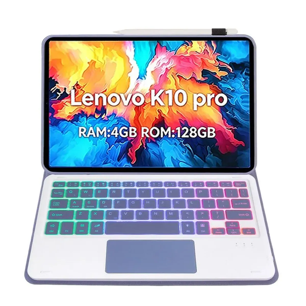 LENOVO - Tablet Lenovo Pad M10 Plus (3rd Gen) 4+128G10.6“ 2KLCD Gris+Morado luminsos teclado+Lápiz