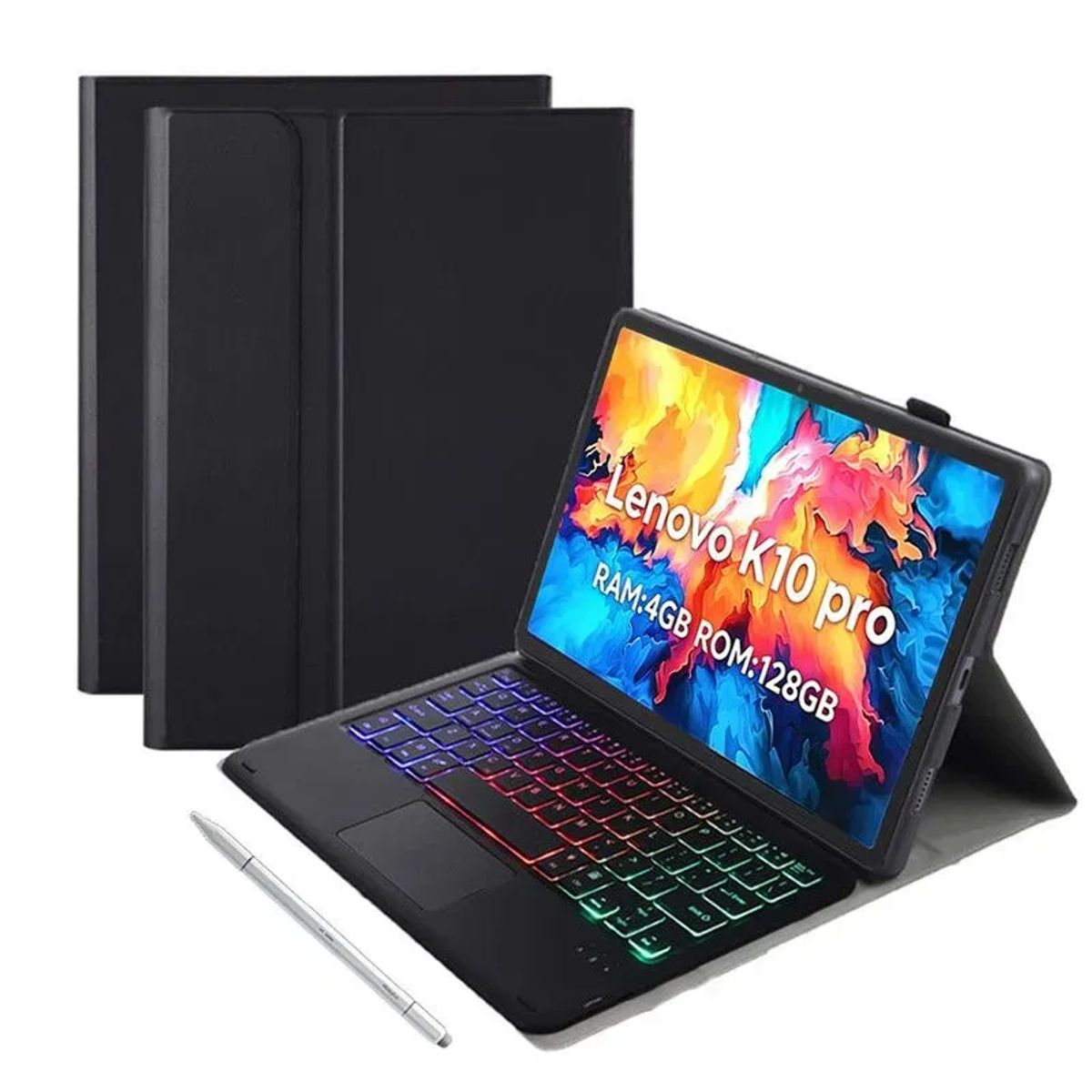 LENOVO - Tablet Lenovo Pad M10 Plus (3rd Gen) 4+128G 10.6“ 2KLCD Gris+Negro luminsos teclado+Lápiz
