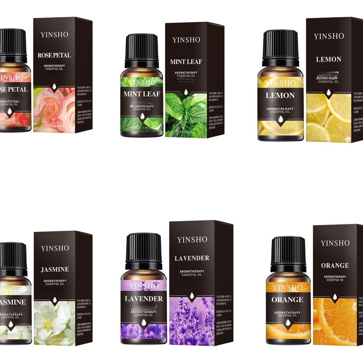 VIDA BUENAS - Pack 6 Esencias  Para Humidificadores Difusores Aceit