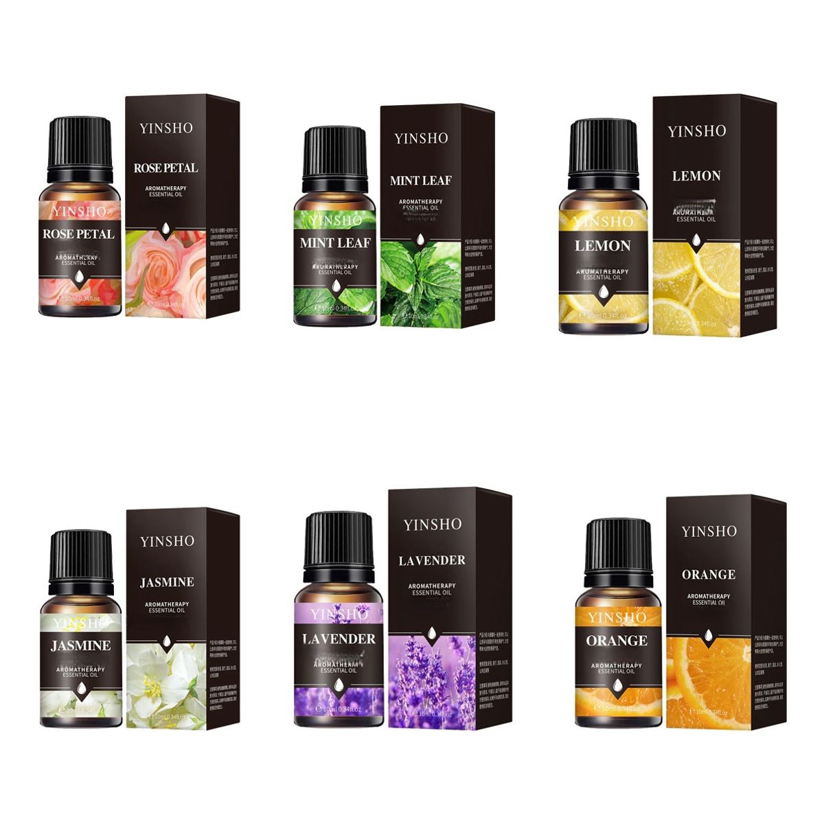 VIDA BUENAS - Pack 6 Esencias  Para Humidificadores Difusores Aceit