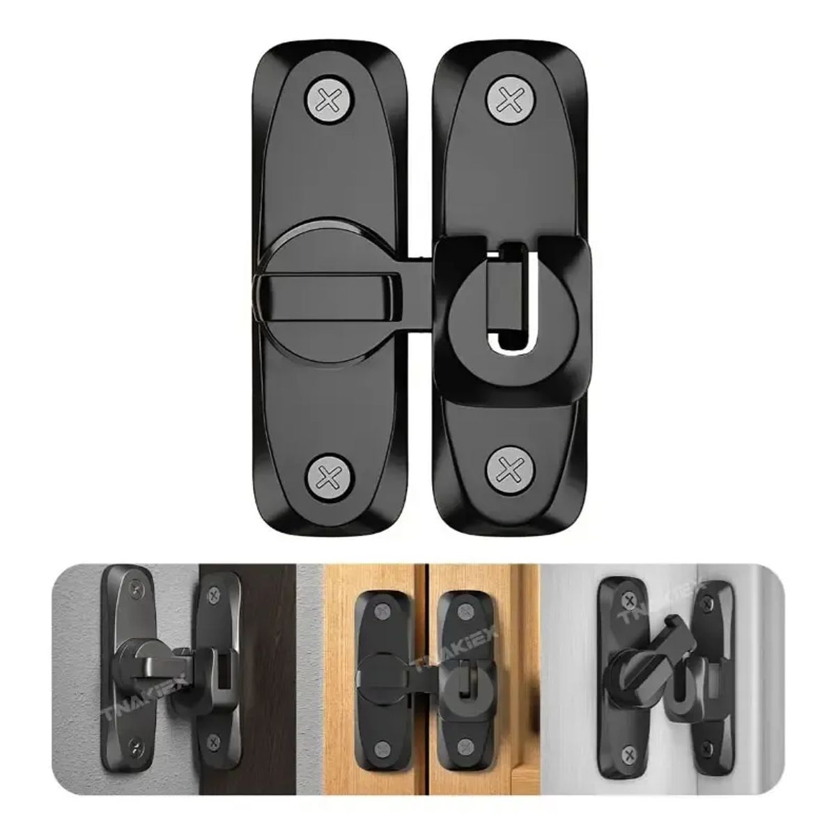 TNAKIEX - Cerraduras Para Puertas De Granero De 90 Y 180 Grados