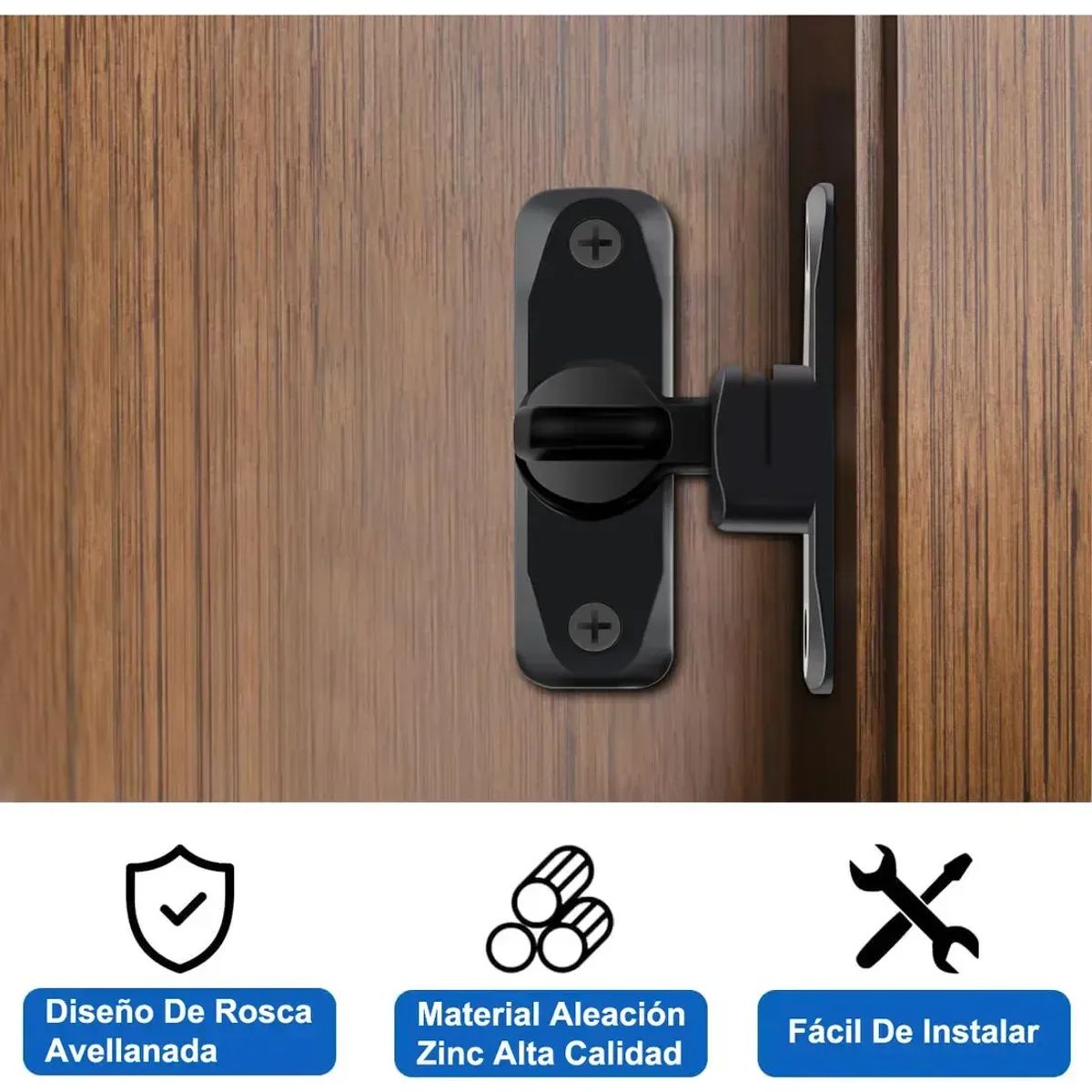 TNAKIEX - Cerraduras Para Puertas De Granero De 90 Y 180 Grados