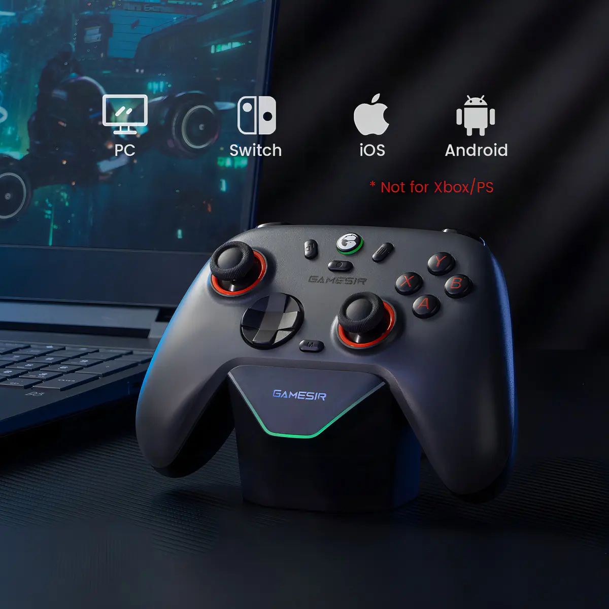 GAMESIR - Controlador De Juegos Inalámbrico Gamesir Nova 2 Lite Con Joysticks y Gatillos De Efecto Hall