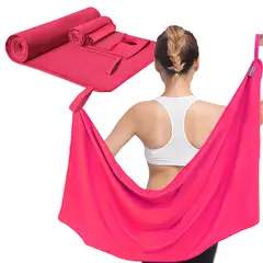 SANKARA - Toallas Deportivas de Microfibra (3 PCS) Rosa-Toallas Microfibra Secado Rápido
