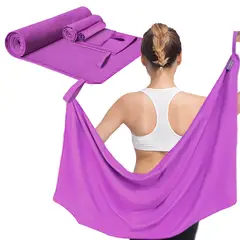 SANKARA - SAN KARA Toallas Deportivas de Microfibra (3 PCS) Violeta-Toallas Microfibra Secado Rápido