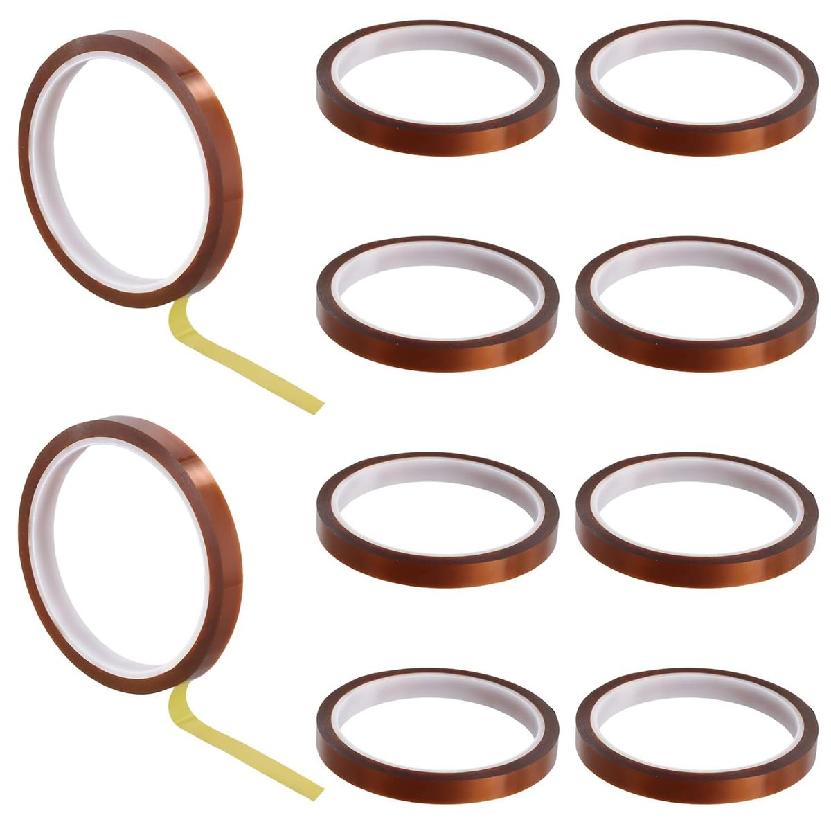 KUANGYE - Cintas Termicas Sublimacion 10mm X 33metros Pack 10 Unidades