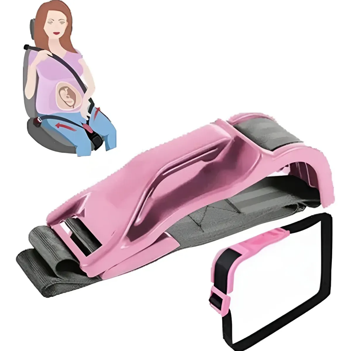 GENERICO - Cinturón De Seguridad Auto Para Mujer Embarazada