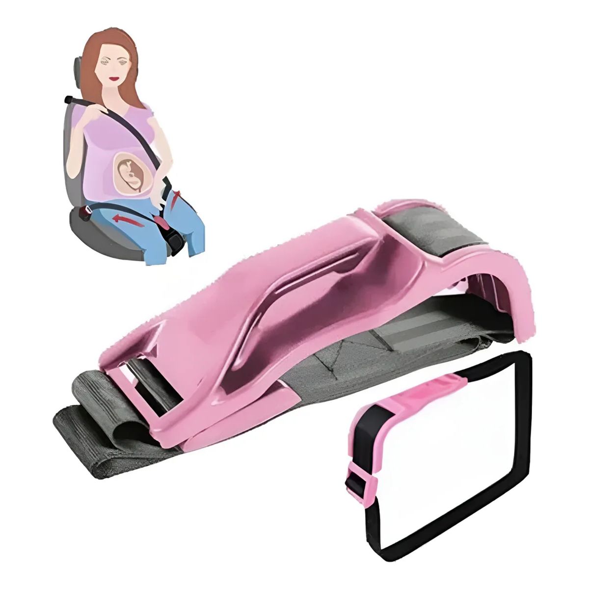 GENERICO - Cinturón De Seguridad Auto Para Mujer Embarazada