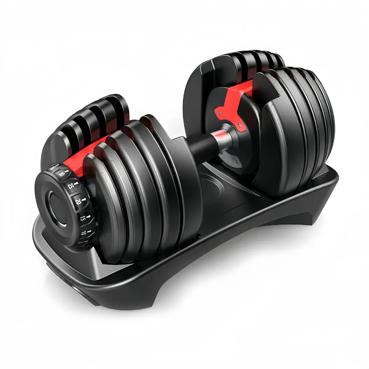 VIDA BUENAS - Mancuernas Ajustables 24 Kg, Equipo de Fitness y Musculación para Entrenamiento en Casa