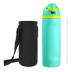 SANKARA - Botella Térmica 700ml Verde Acero Inoxidable Termo