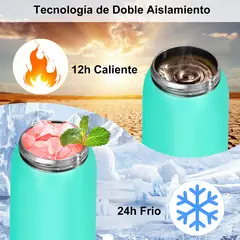 SANKARA - Botella Térmica 900ml Verde Acero Inoxidable Termo