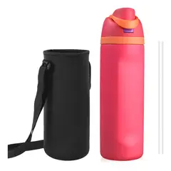 SANKARA - Botella Térmica 900ml Rosa Acero Inoxidable Termo