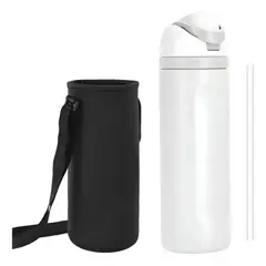 SANKARA - Botella Térmica 900ml Blanca Acero Inoxidable Termo