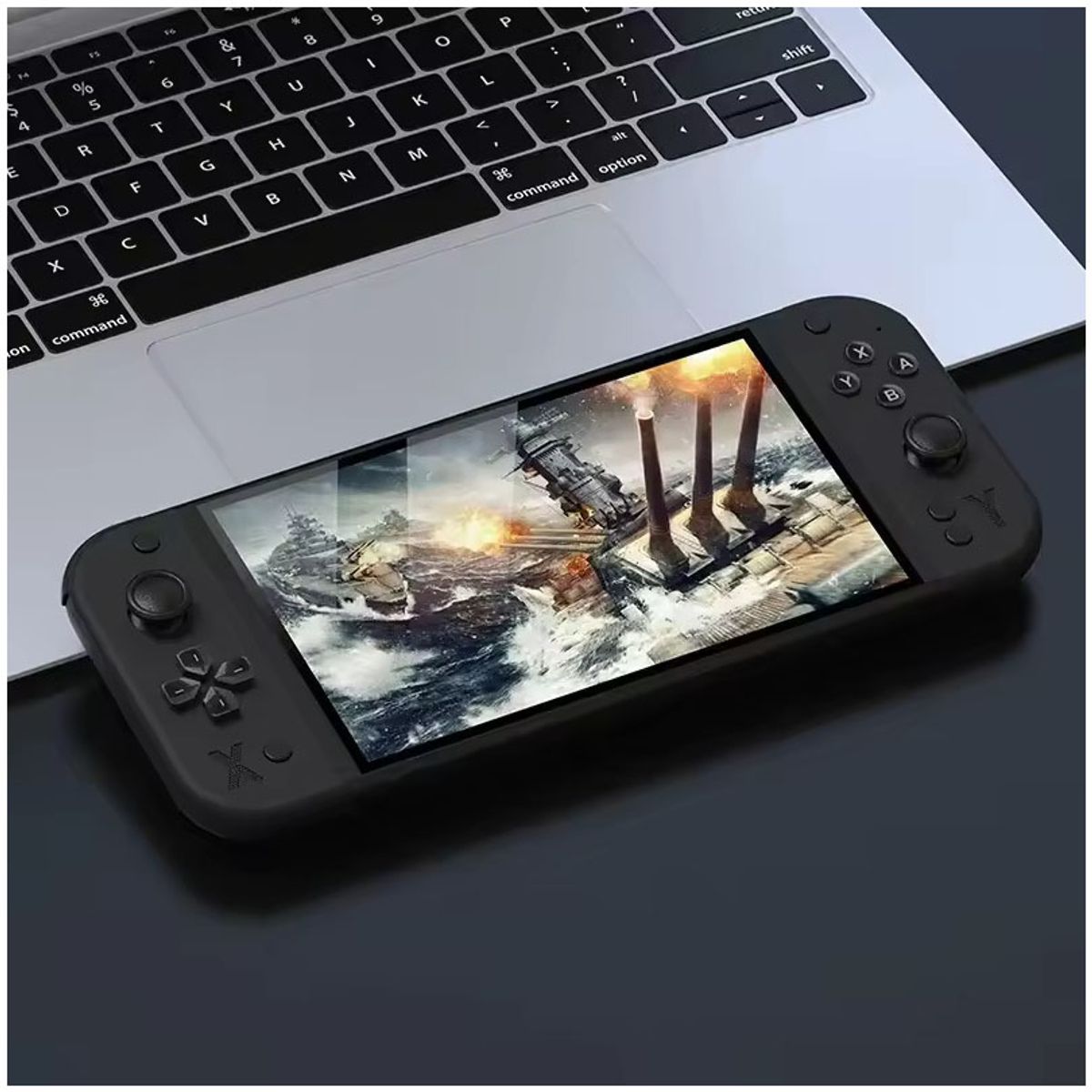 CORRERREY - Consola de juegos portátil G90 de 7 pulgadas 64GB arcade adecuada para PSP/PS1 controlador TV