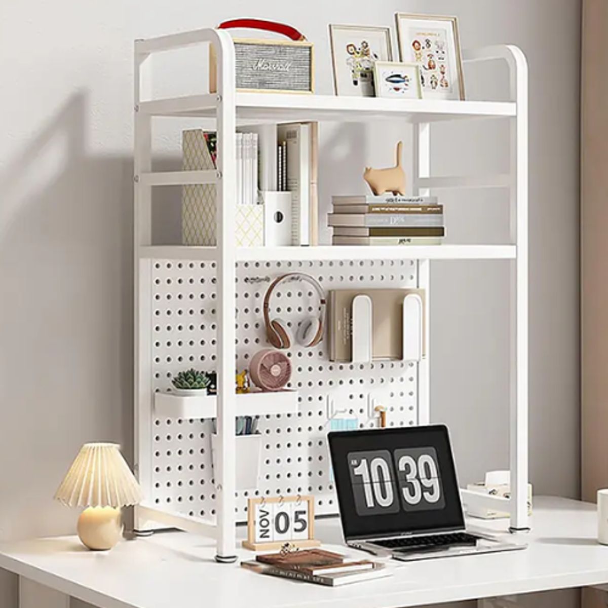 GENERICO - Rack Estante Organizador De Escritorio 2 Niveles 55x98x20