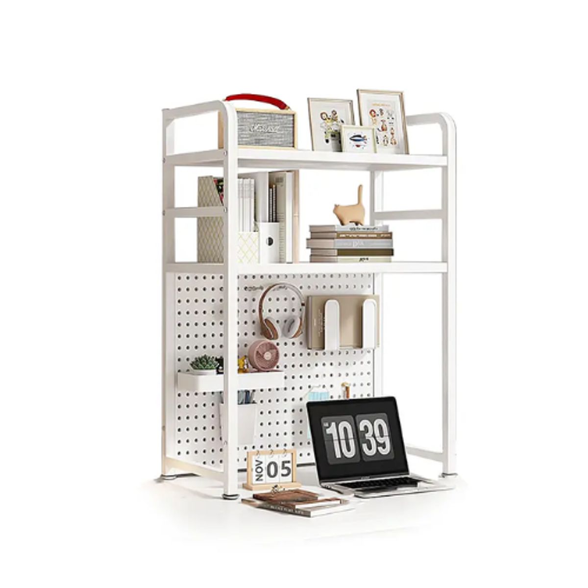 GENERICO - Rack Estante Organizador De Escritorio 2 Niveles 55x98x20