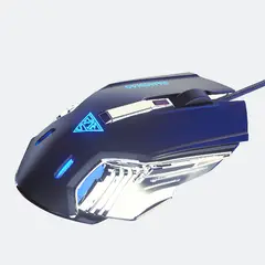 XUNDEFINED - Mouse Gamer Rgb Ligero Maquinaria 7200dpi Negro