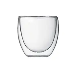 GENERICO - Pack 4 Tazas Doble Pared 250ml Frio, Caliente