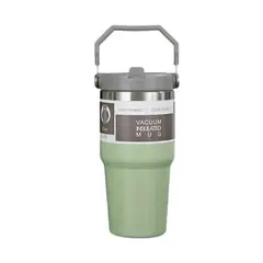 GENERICO - Mug Vaso Termo Mug Para Cafe Agua 600ml Inoxidable Verde
