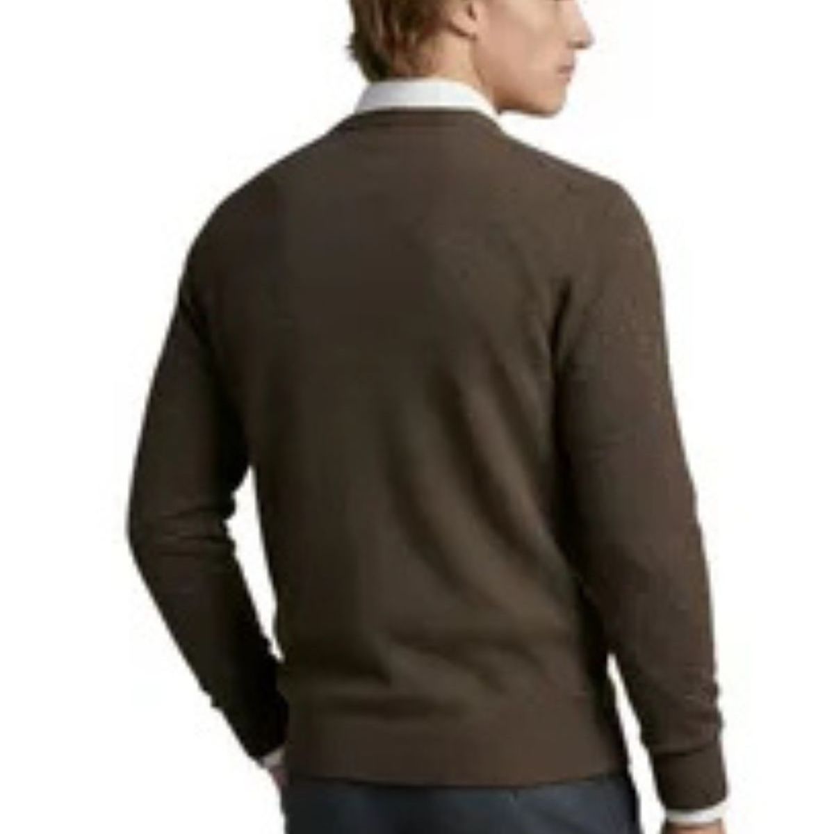 LOOK SHOP - Sweater Hombre Cuello Redondo, Pullover Clásico 7250
