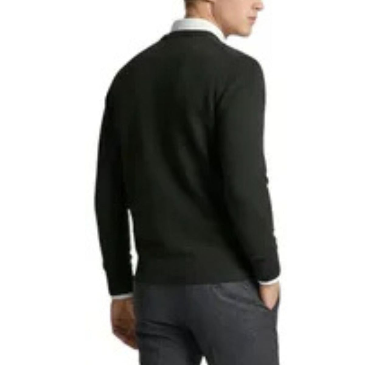 LOOK SHOP - Sweater Hombre Cuello Redondo, Pullover Clásico 7250