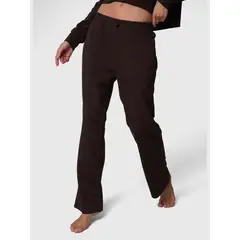 BSOUL - Pantalon Buzo Mujer Pant Anna Rec Café