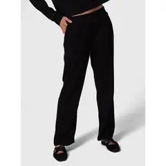 BSOUL - Pantalon Buzo Mujer Pant Anna Rec Negro
