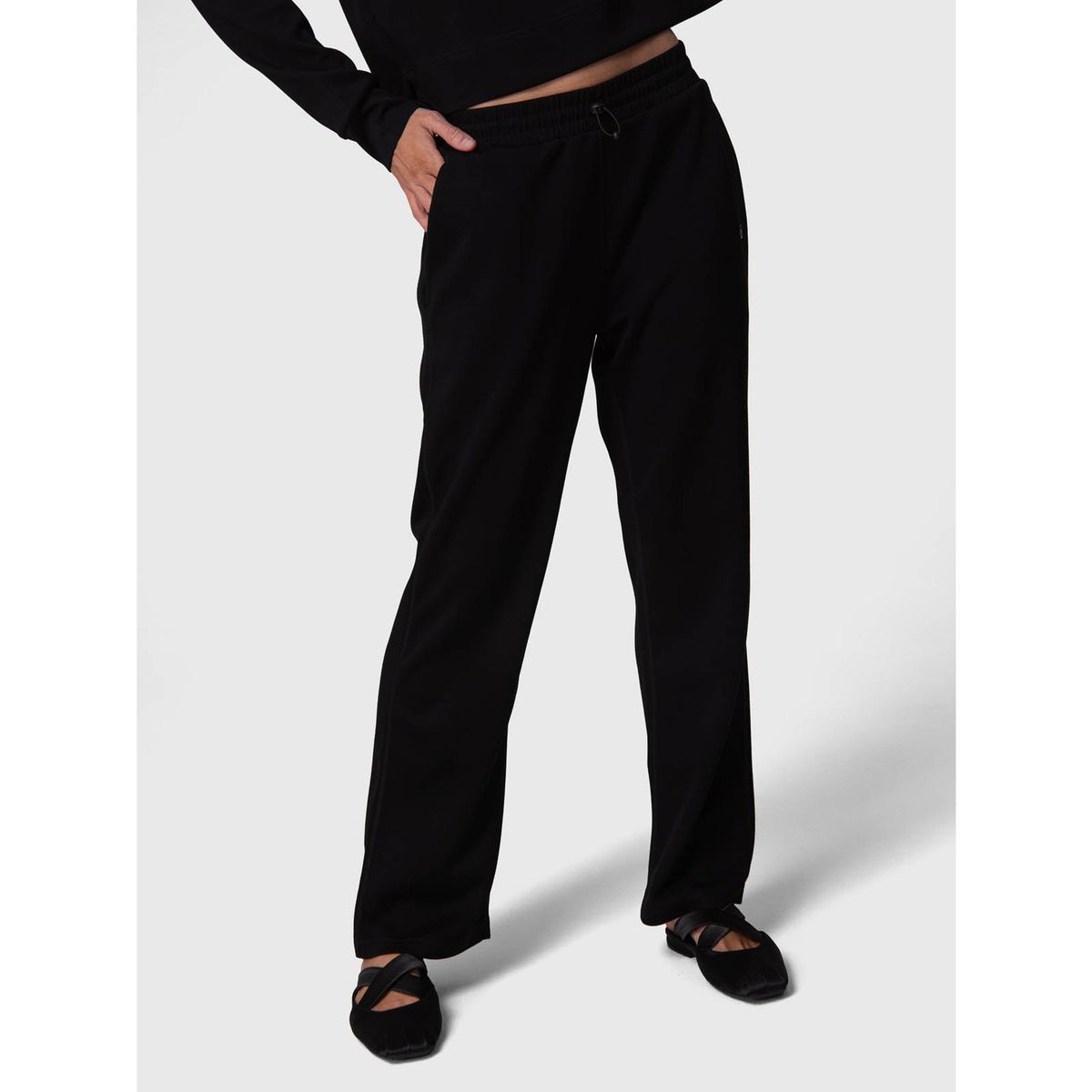 BSOUL - Pantalon Buzo Mujer Pant Anna Rec Negro BSOUL