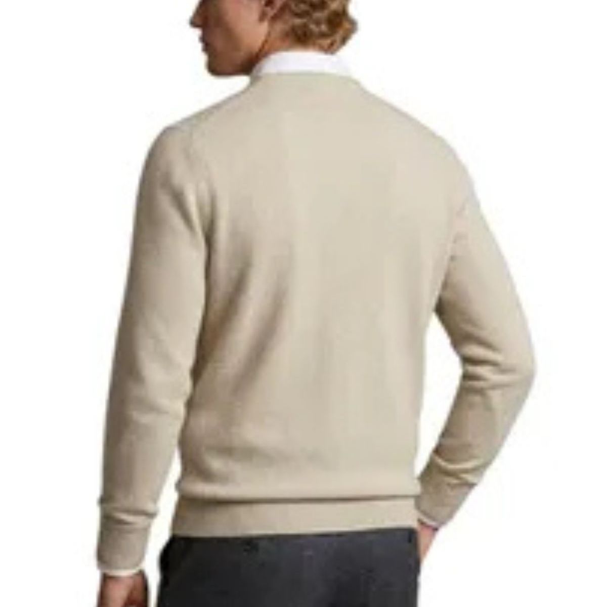LOOK SHOP - Sweater Hombre Cuello Redondo, Pullover Clásico 7250