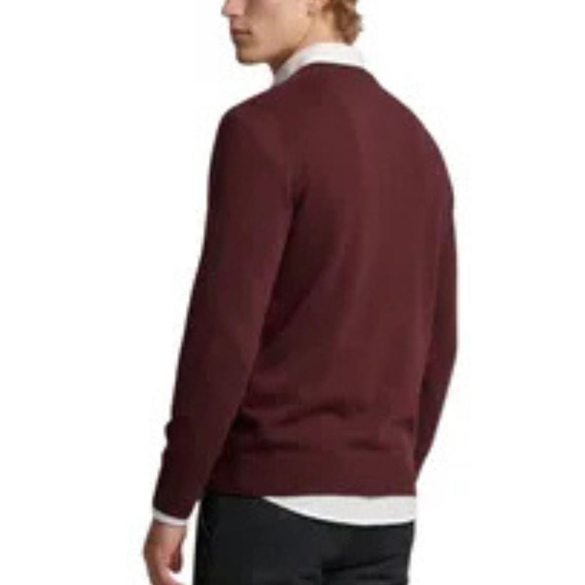 LOOK SHOP - Sweater Hombre Cuello Redondo, Pullover Clásico 7250