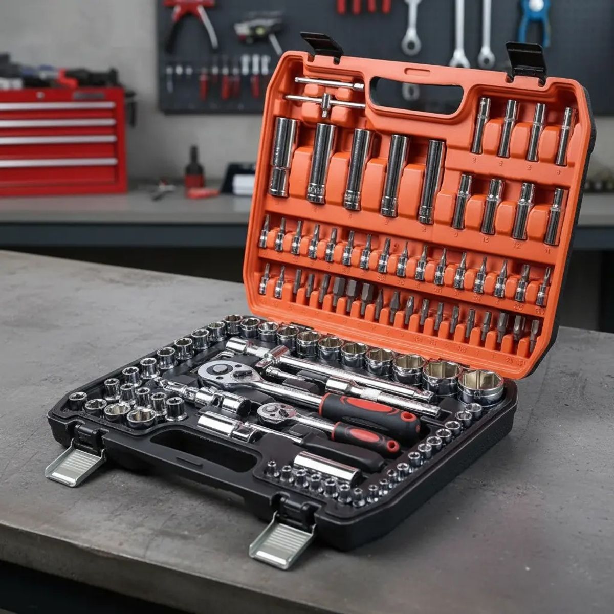 GENERICO - Kit Herramientas Juego Dados  108 Piezas Con Caja Transporte Ergonómico
