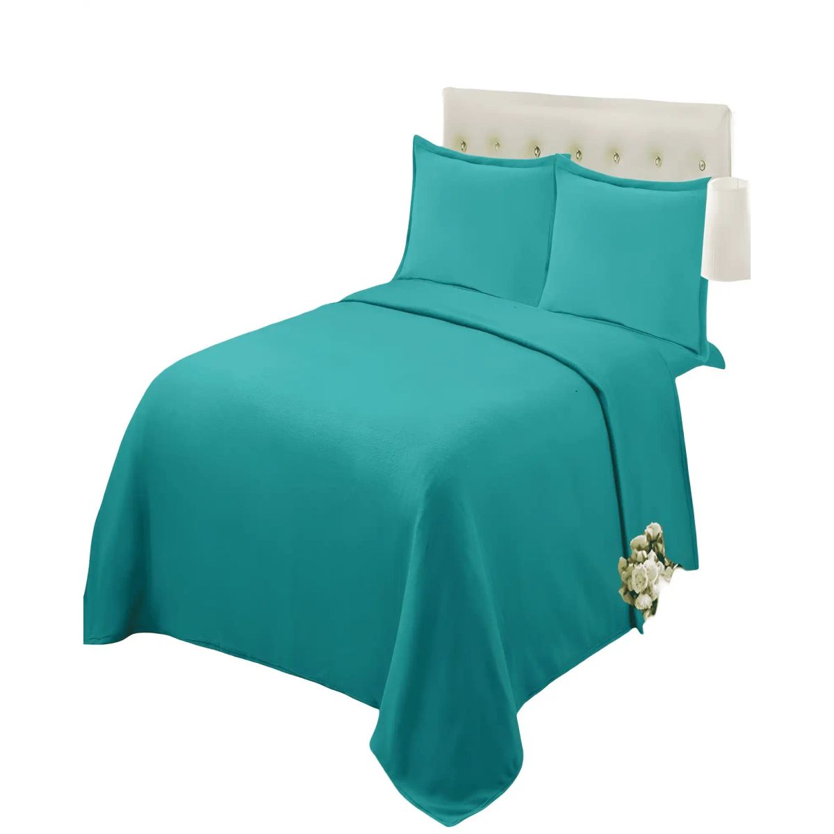 GENERICO - SABANA POLAR TERMICA SOFT  1 PLAZA TURQUESA