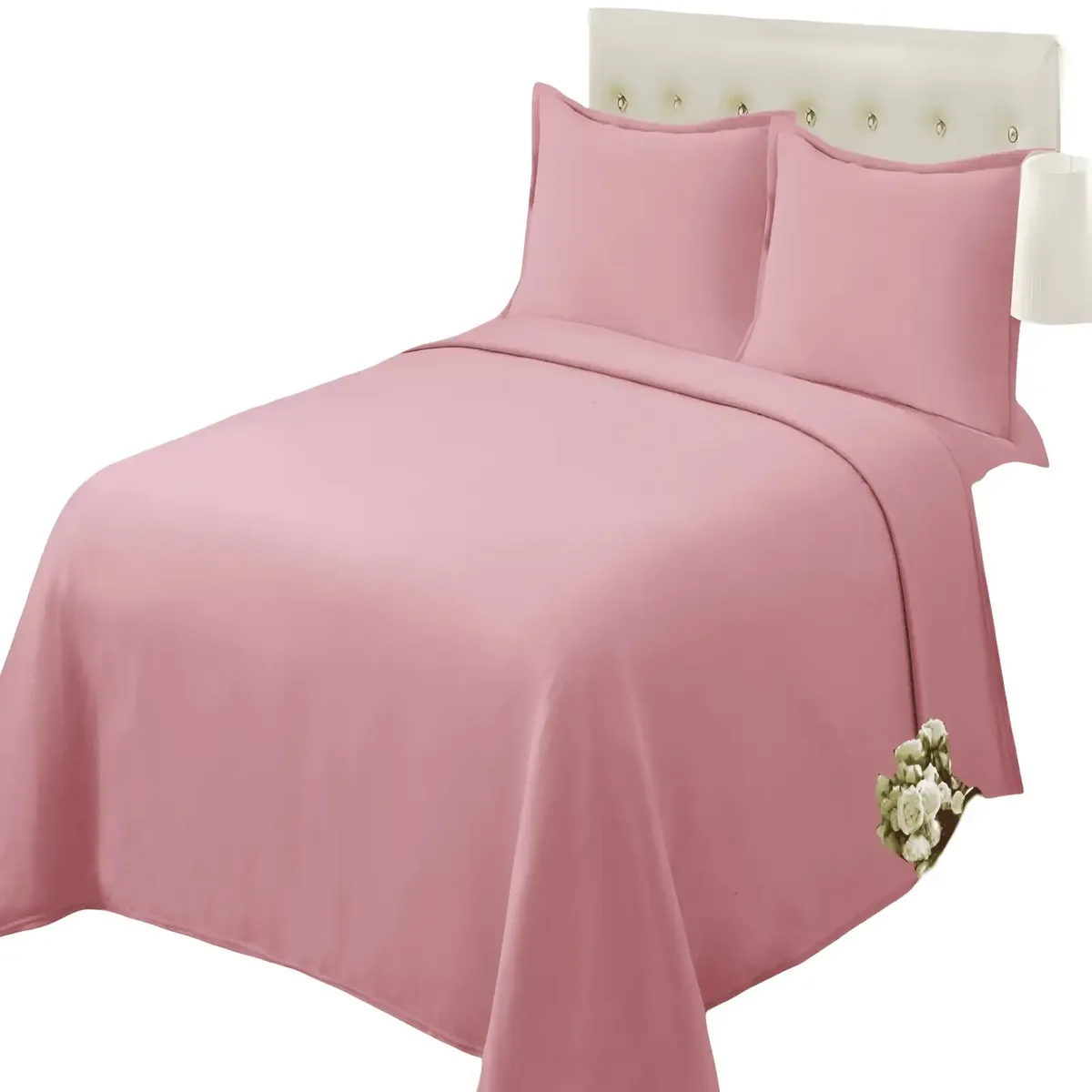 GENERICO - SABANA POLAR TERMICA SOFT  KING ROSA