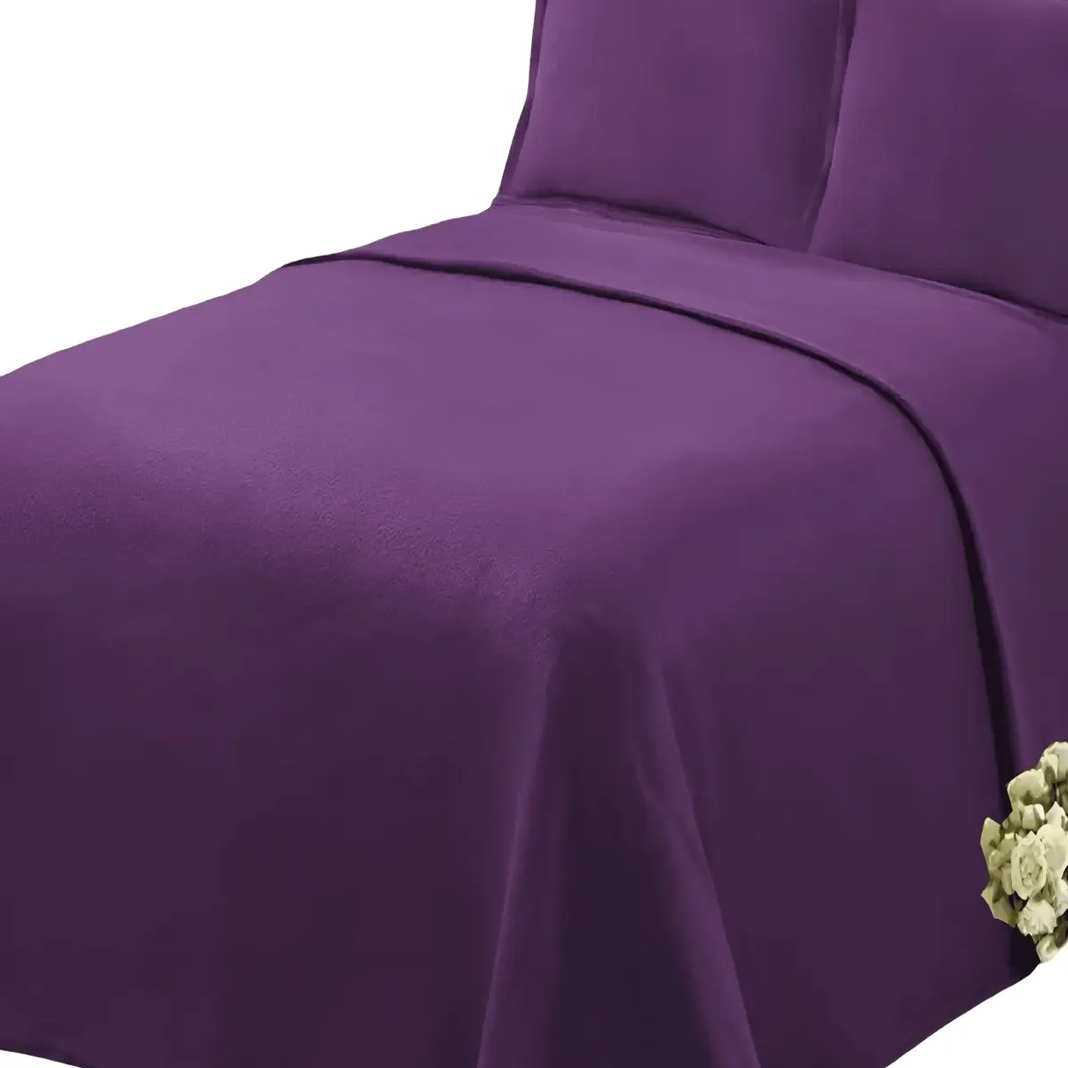 GENERICO - SABANA POLAR DE TEXTURA SUAVE  KING MORADA