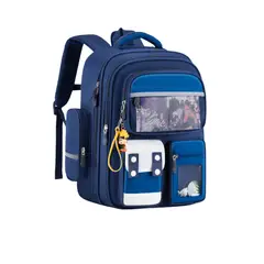 TIOZONEY - Mochila Escolar Llavero Naruto Infantil Niños Azul