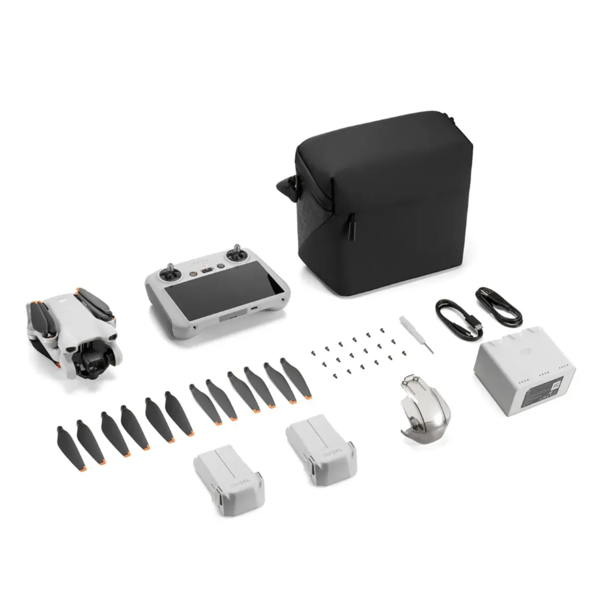 DJI - Drone DJI Mini 3 Fly More Combo con control DJI RC y pantalla integrada