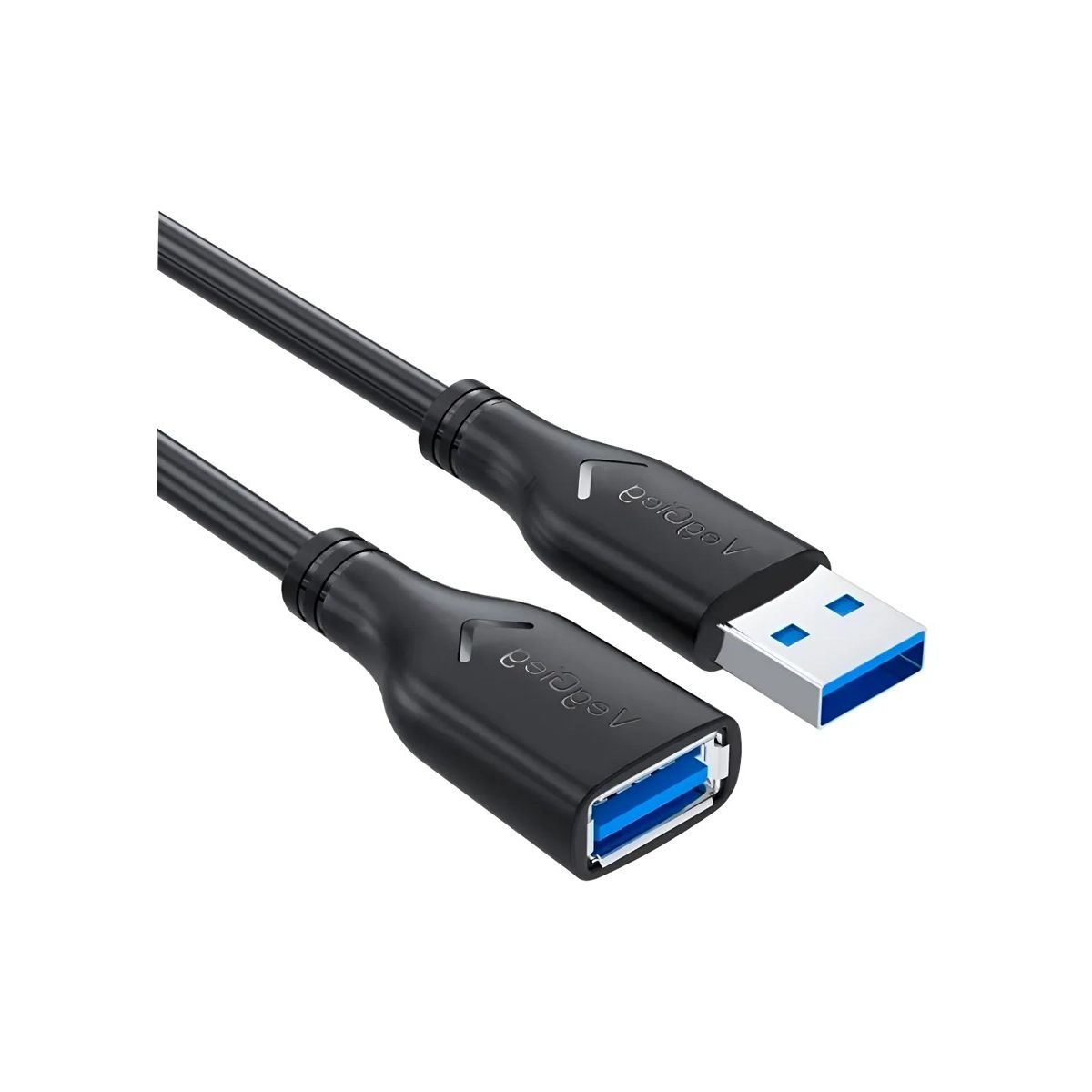 GENERICO - Cable extensión USB 3.0 1 metro Veggieg macho a hembra alta velocidad 5Gbps alargador
