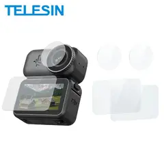 TELESIN - Láminas de vidrio Templado para DJI Osmo Nano Lente Pantalla