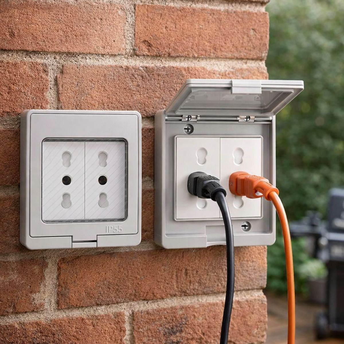 WANT - Enchufe Doble Hydrobox 1016A IP55