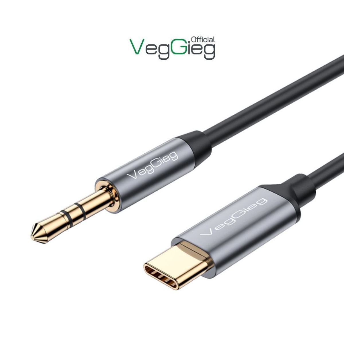 GENERICO - Cable Auxiliar De Audio Tipo C A Jack De 3,5 Mm Veggieg