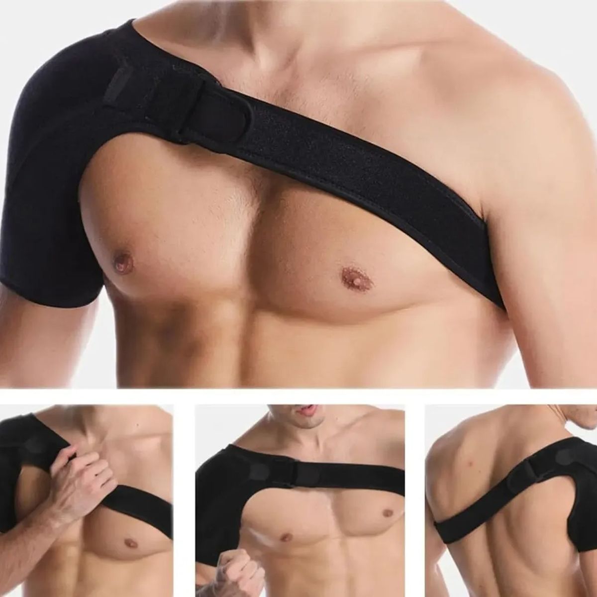 GENERICO - Soporte Terapéutico de Hombro Neopreno Premium  Ajustable, Ergonómico y Transpirable