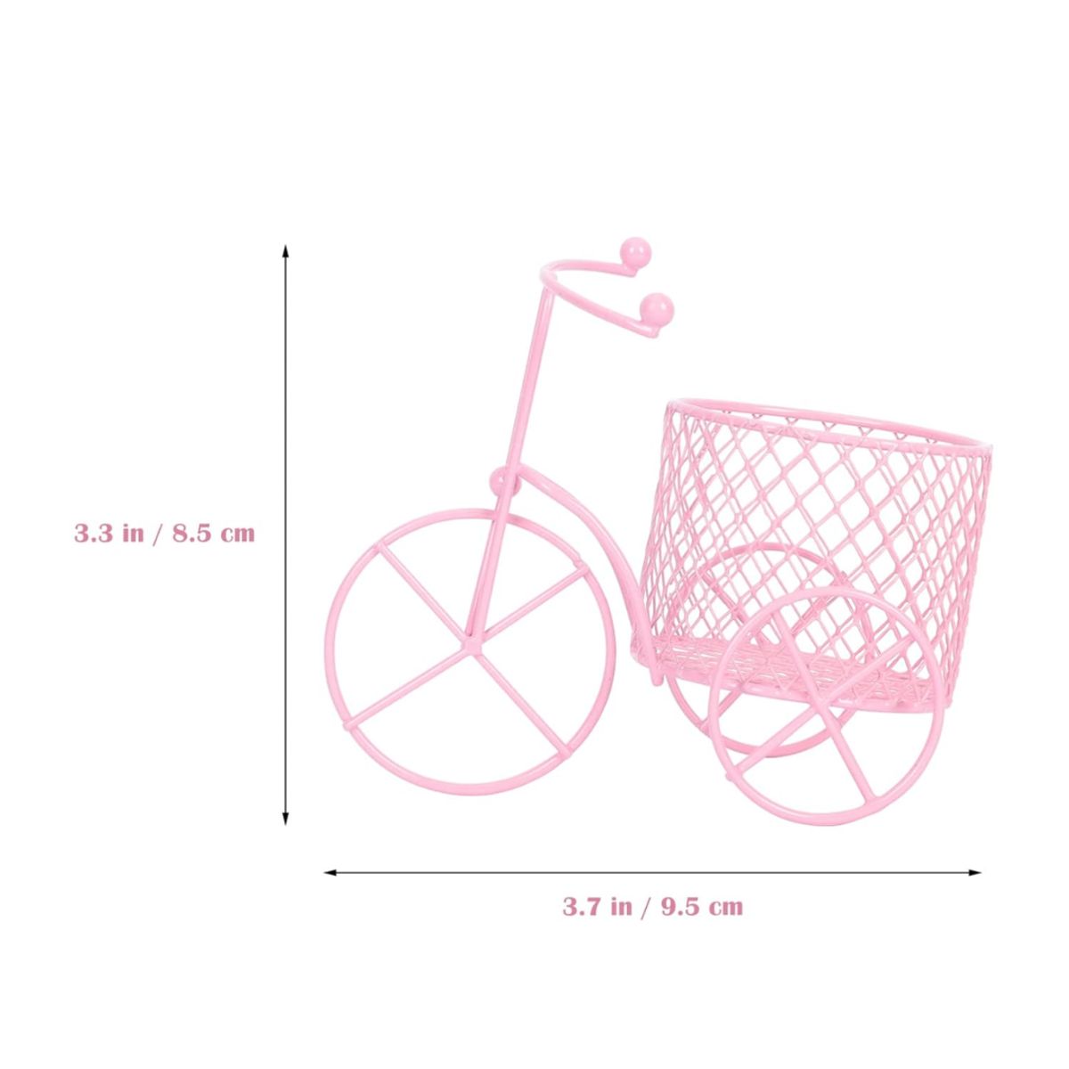 GENERICO - 2 Decoracion Recuerdo Babyshower Souvenir Bicicleta Metal Fiestas Boda Celebraciones