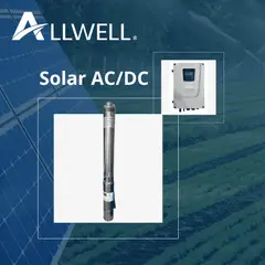 ALLWELL - BOMBA SOLAR SUMERGIBLE POZO HIBRIDA 3 750W