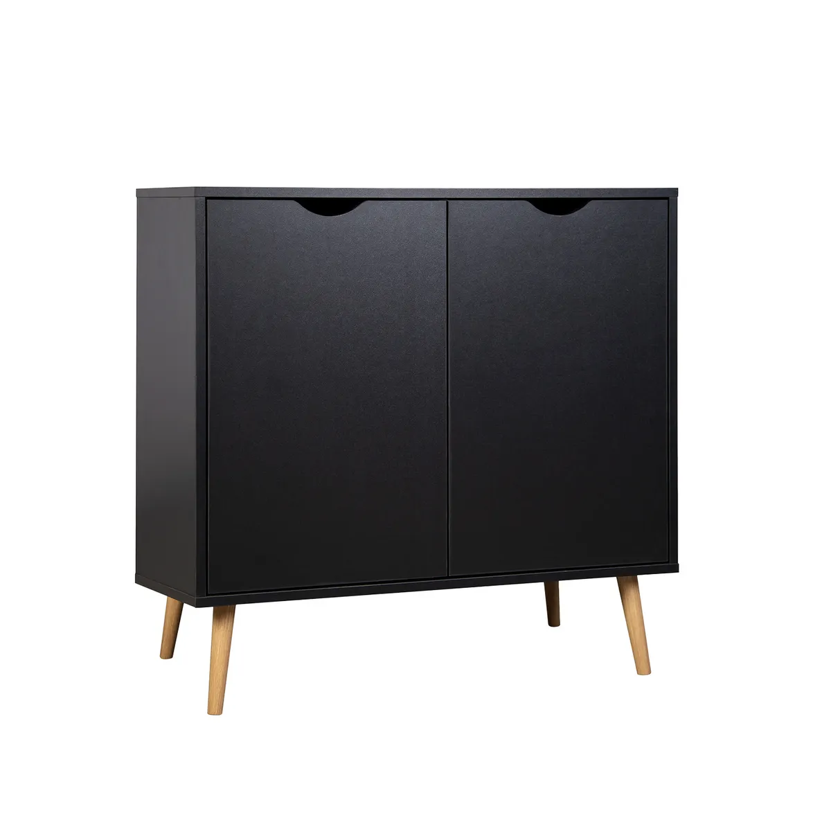 RELAN - Buffet Mueble Tipo Bar Relan Sidney Con Doble Puerta Color Negro
