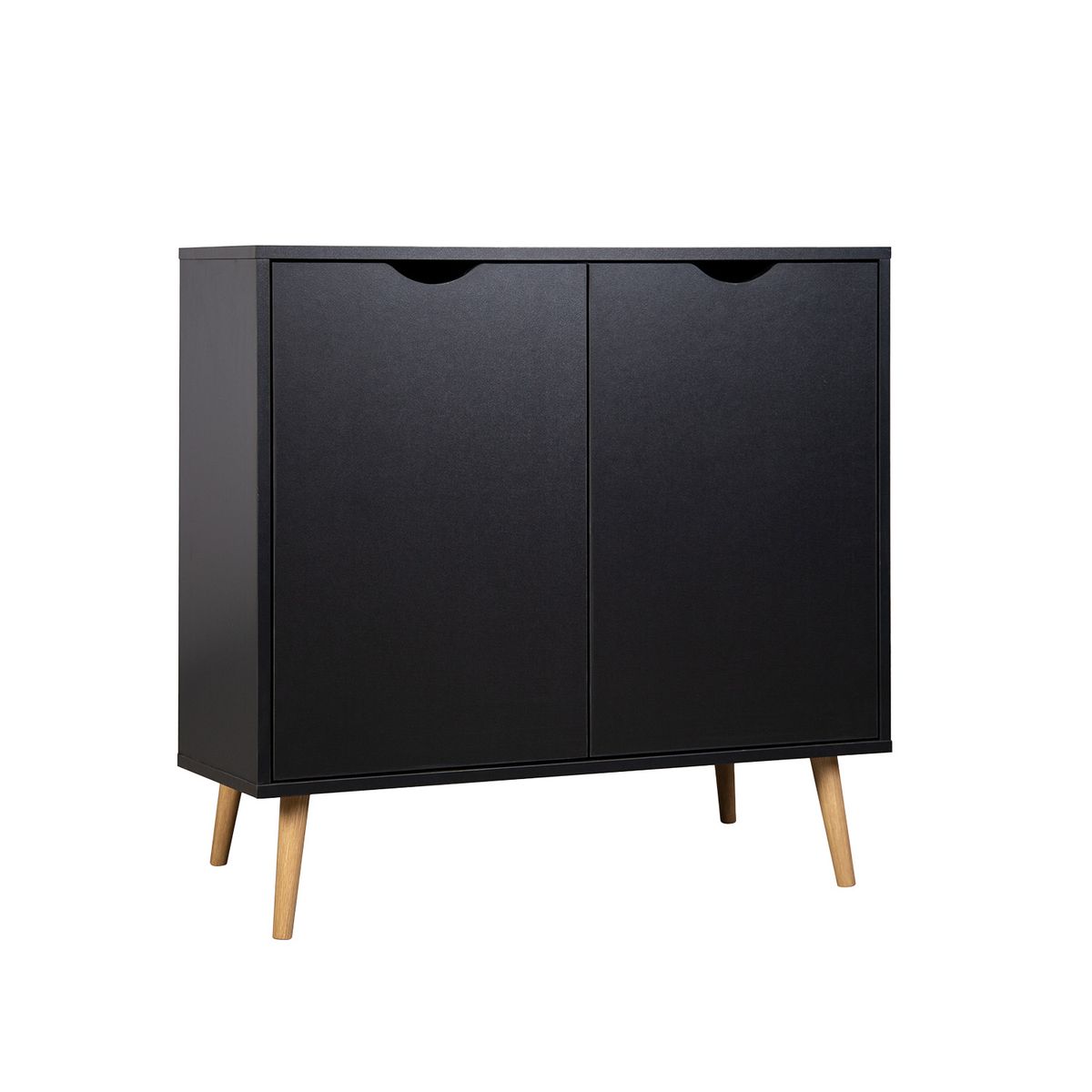 RELAN - Buffet Mueble Tipo Bar Relan Sidney Con Doble Puerta Color Negro