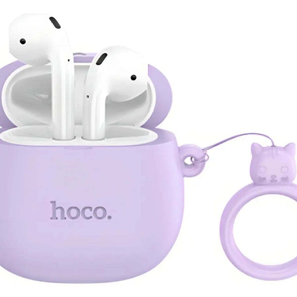 GENERICO - Audífonos Inalámbricos Con Funda de Gato Hoco Ew45 Lila