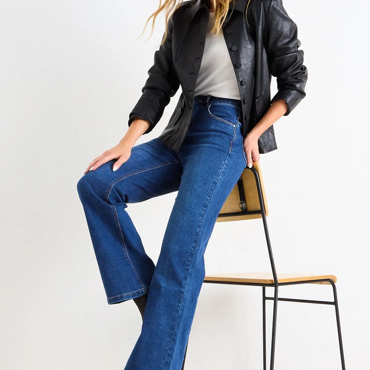 ASH - Flare Jeans Mujer Azul Ash