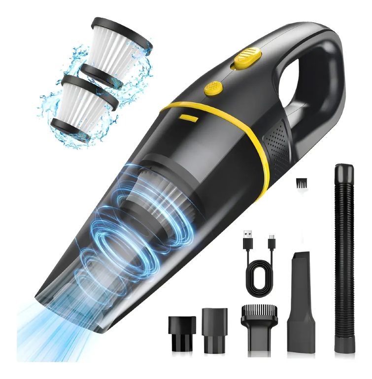 IRM Aspiradora Para Auto 12v 120w Potente Portatil Limpieza Vehiculo Succion Rapida Calidad FIGOIMPORT