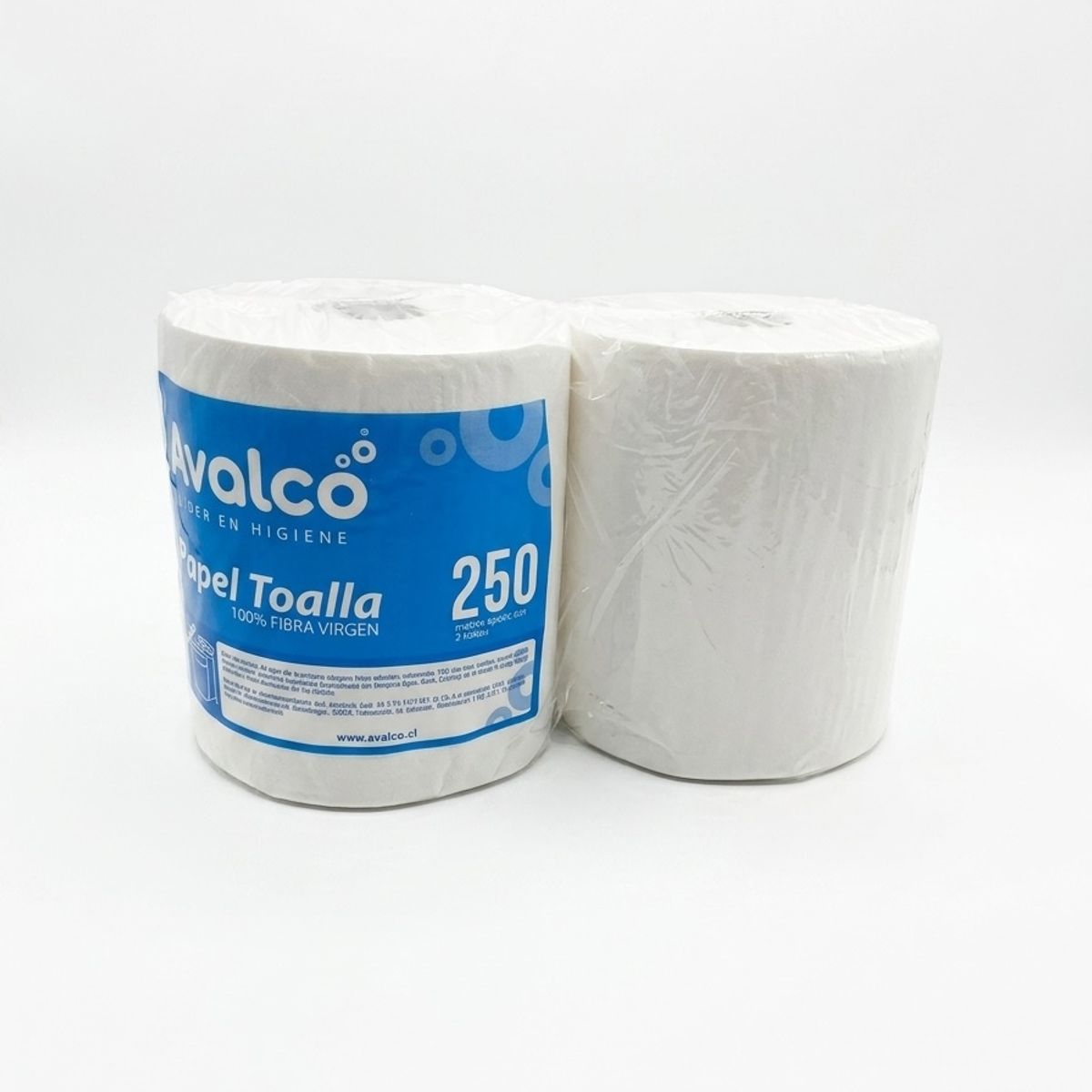 AVALCO - Papel Toalla Alto Rendimiento De 250 Mts X 2 Unidades